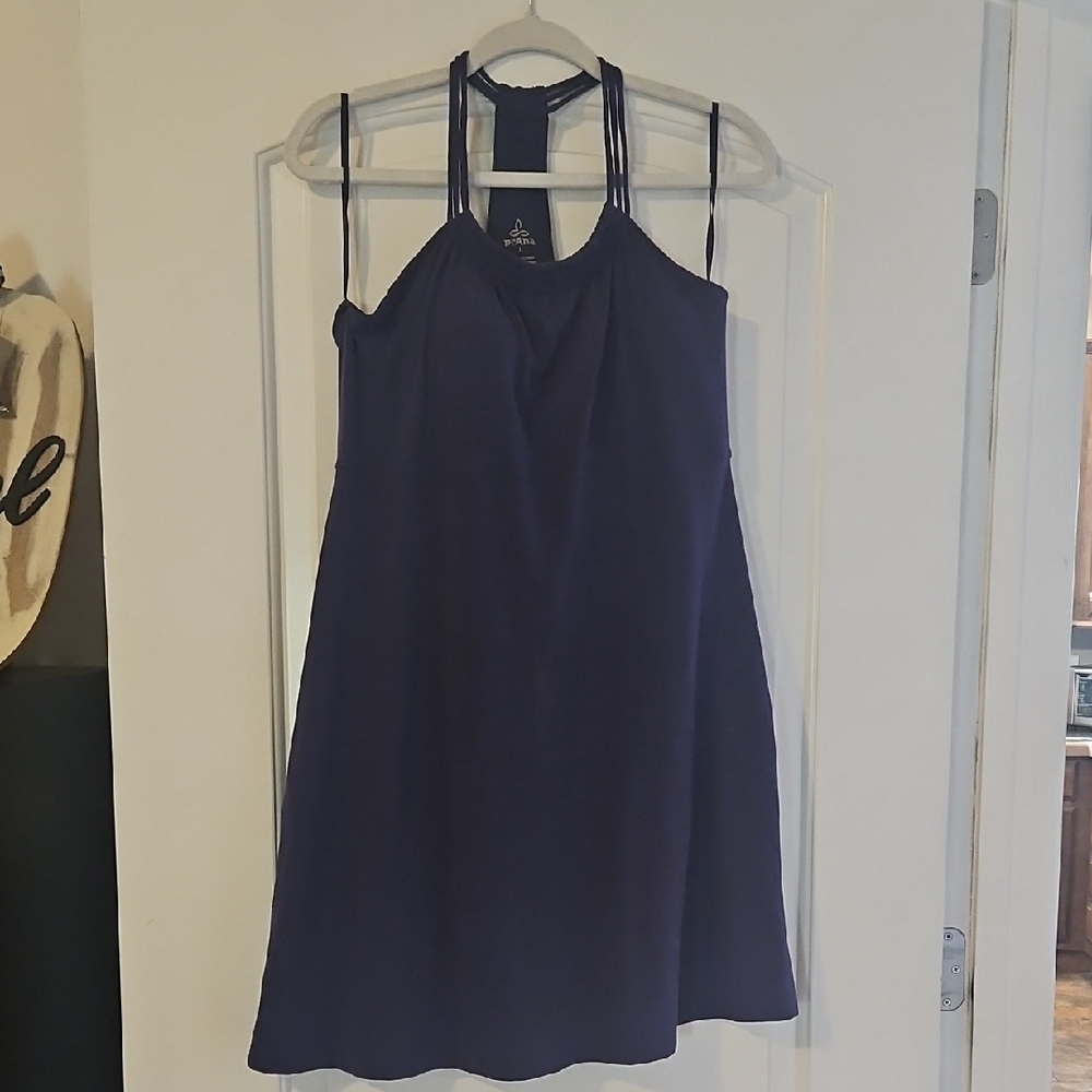 Prana Purple Halter Athletic Dress